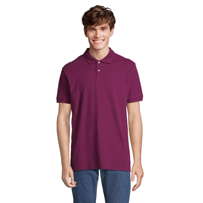 Polo Homme à personnaliser coton PACIFIC Violet astral